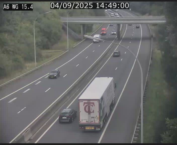 Traffic live webcam Luxembourg Capellen - A6 - BK 15.4 - direction Luxembourg/France/Allemagne