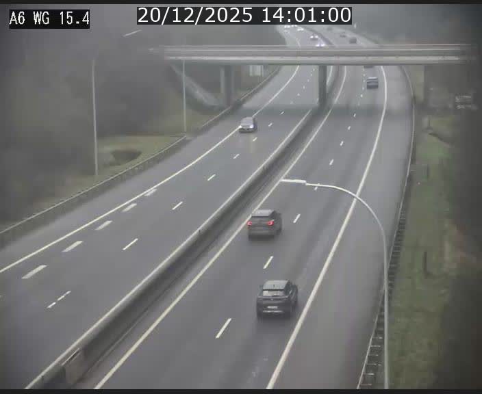 Traffic live webcam Luxembourg Capellen - A6 - BK 15.4 - direction Luxembourg/France/Allemagne