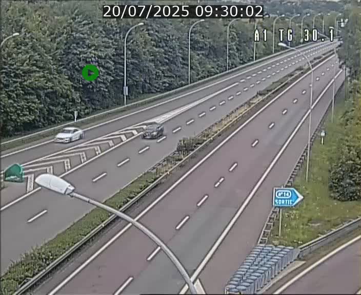 Traffic live webcam Luxembourg Grevenmacher - A1 direction Luxembourg - BK 30.1