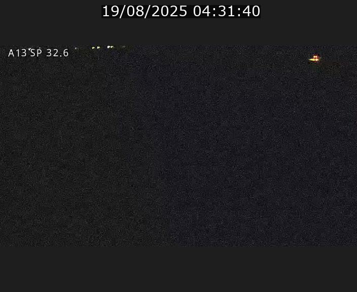 Webcam info trafic A13 à hauteur de Mondorf-les-bains. Vue orientée vers Altwies