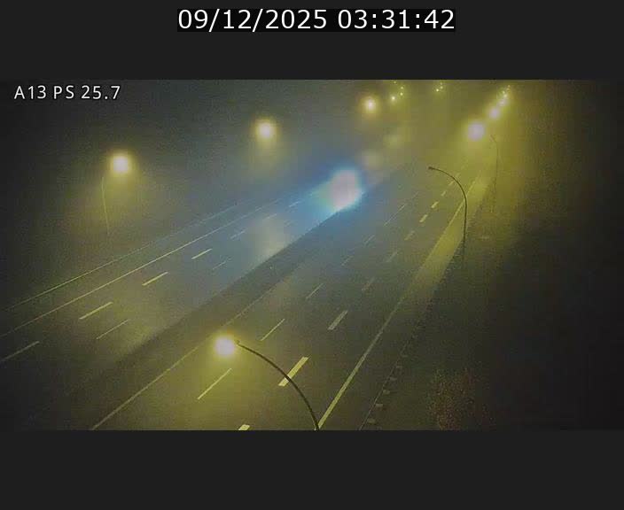 Traffic live webcam Luxembourg Frisange - A13 direction Allemagne - BK 26