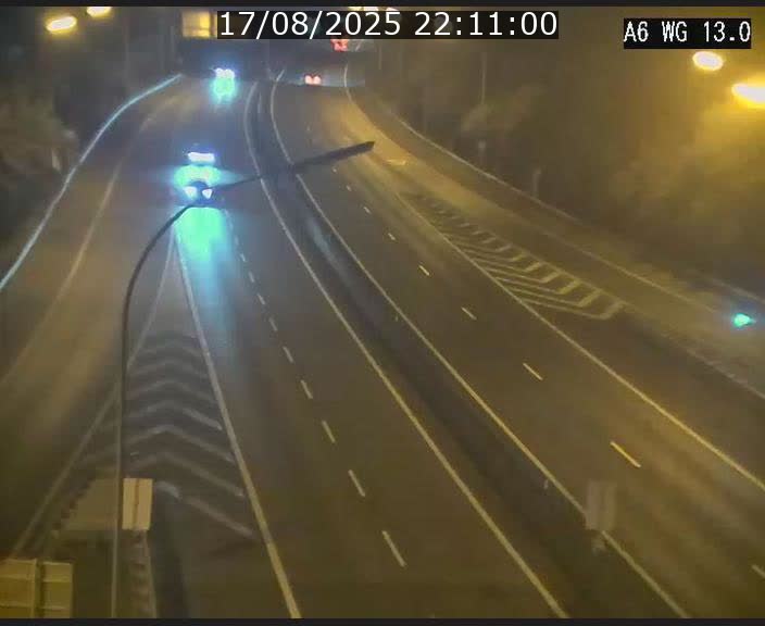 Traffic live webcam Luxembourg Mamer - A6 - BK 13 - direction Luxembourg/France/Allemagne