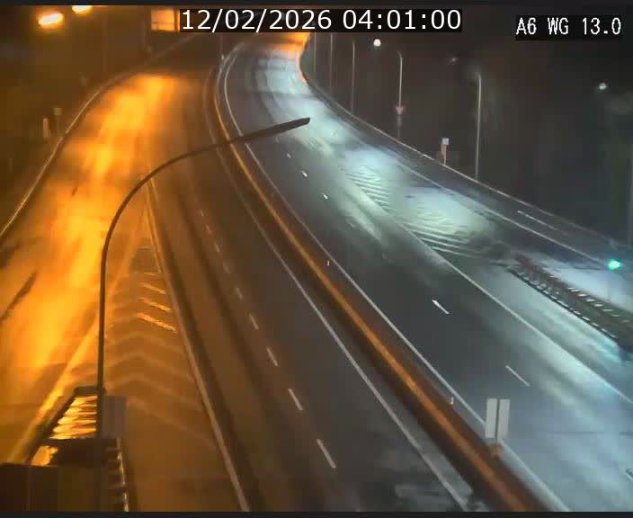 Traffic live webcam Luxembourg Mamer - A6 - BK 13 - direction Luxembourg/France/Allemagne