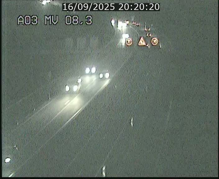 Webcam Autoroute après la Croix de Bettembourg en direction de Luxembourg sur l'A3