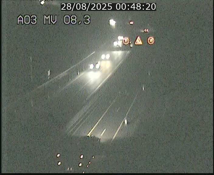 Webcam Autoroute après la Croix de Bettembourg en direction de Luxembourg sur l'A3