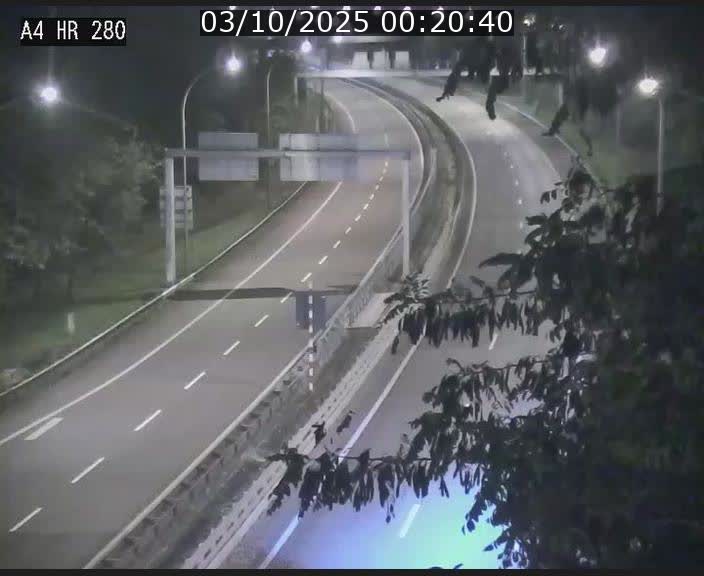 Webcam traffic A4 Luxembourg - BK 0.2 - P+R Bouillon (direction Luxembourg)