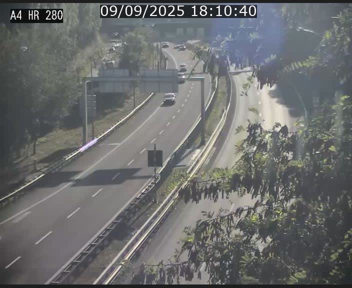 Webcam traffic A4 Luxembourg - BK 0.2 - P+R Bouillon (direction Luxembourg)