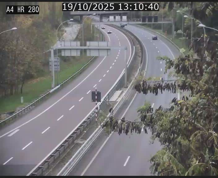 Webcam traffic A4 Luxembourg - BK 0.2 - P+R Bouillon (direction Luxembourg)