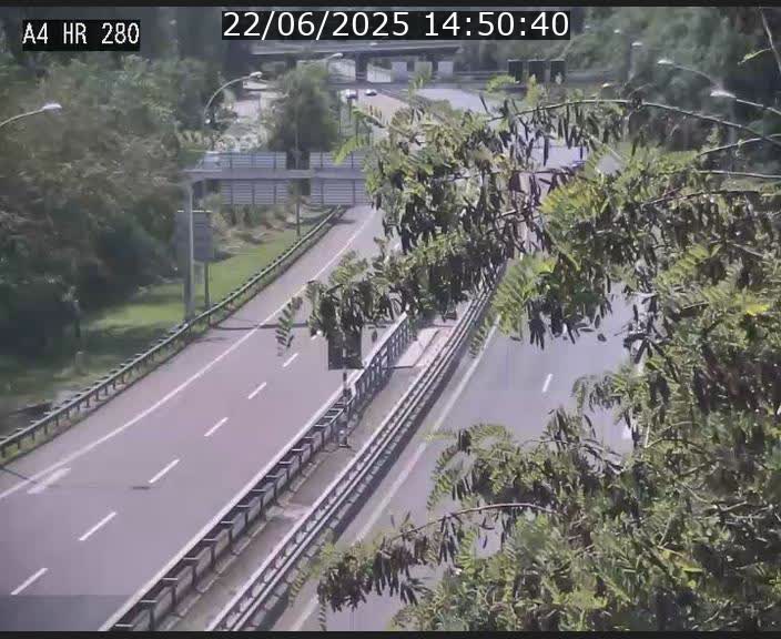 Webcam traffic A4 Luxembourg - BK 0.2 - P+R Bouillon (direction Luxembourg)