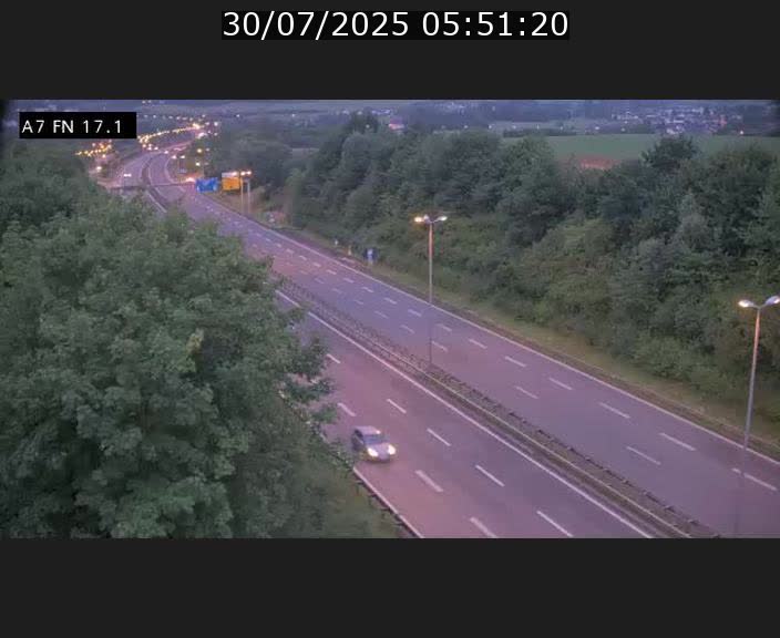 Caméra trafic Luxembourg - A7, Merscherbierg direction Mersch