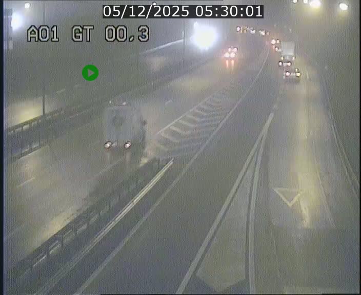 Traffic live webcam Luxembourg Croix de Gasperich - A1 direction Kirchberg - BK 0.3