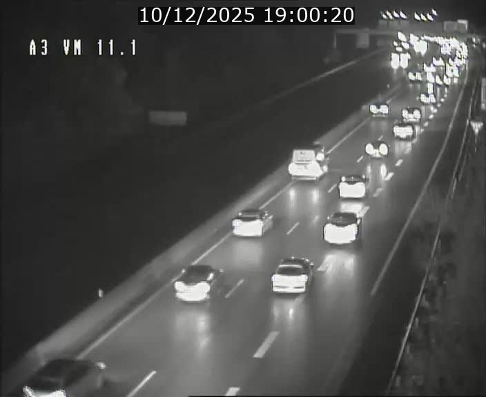 Webcam à la frontière franco-luxembourgeoise, avant la Croix de Bettembourg - BK 11.1 - direction Luxembourg-ville