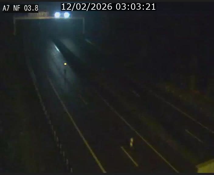 Webcam autoroute A7 au Luxembourg à la sortie du Tunnel Stafelter vers le Nord