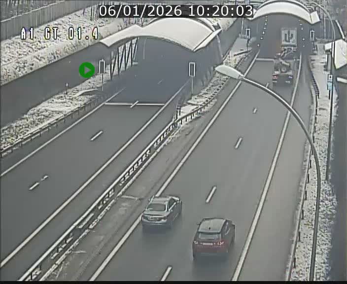 Traffic live webcam Luxembourg Hesperange - A1 direction Kirchberg - BK 1.4