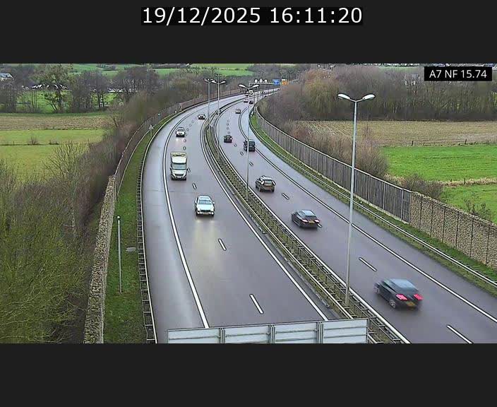 Caméra trafic Luxembourg - A7, Tunnel Mersch, entrée nord, direction Lorentzweiler