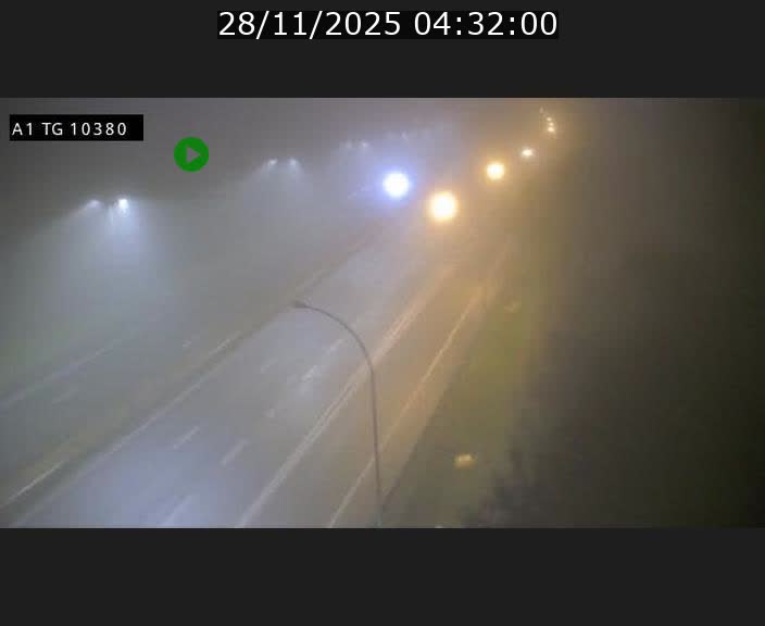 Traffic live webcam Luxembourg Senningerberg - A1 direction Luxembourg Kirchberg - BK 10.3