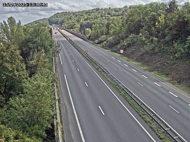 Caméra autoroute France - A30, Hayange direction Metz