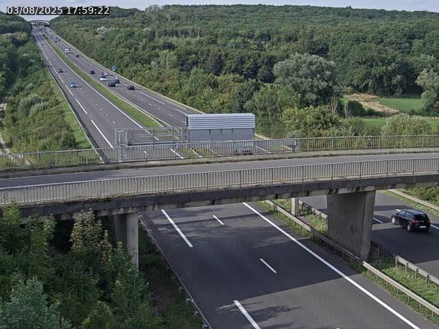 Caméra autoroute France - A31, Zoufftgen direction Luxembourg-ville, à la frontière entre la France et le Luxembourg