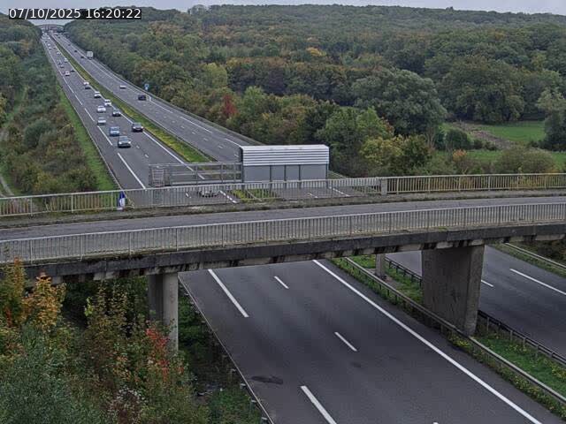 Caméra autoroute France - A31, Zoufftgen direction Luxembourg-ville, à la frontière entre la France et le Luxembourg