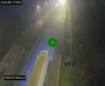 Webcam sur le périphérique de Bordeaux à l'est de la ville. Caméra située sur le Pont Mitterand sur la N230