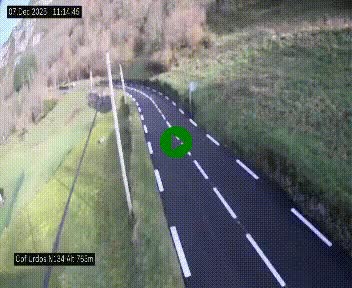 Webcam dans les Pyrénées Atlantique au niveau du col d'Urdos et du fort du Pourtalet sur la N134, en direction du Col et du tunnel du Somport, à 765 mètres d'altitude