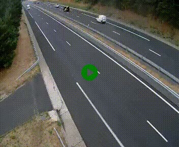 Caméra autoroute A75 à hauteur du col des Issartets en direction de Montpellier
