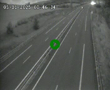 Caméra autoroutière France - A75, Montalies, à hauteur de Séverac-le-Chateau, en direction du viaduc de Millau