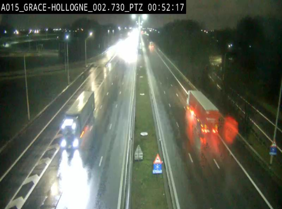 Caméra trafic Belgique - Grâce-Hollogne - E42, jonction avec A604, direction Loncin/Aéroport de Liège -  BK 3.2