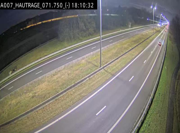 Webcam autoroute Belgique - Hautrage - E19 - BK 71.7