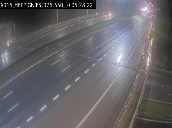 Webcam autoroute Belgique - Heppignies - E42 direction Namur - BK 76.4