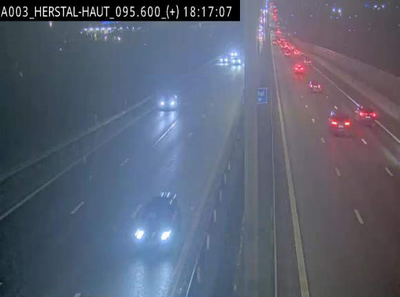 Webcam autoroute Belgique - Herstal - E40 direction Aix-la-Chapelle - BK 97