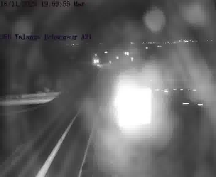Webcam sur la D55 à Talange au niveau du pont surplombant l'A31 (sens droite-gauche vers Luxembourg). Vue orientée vers Ay-sur-Moselle.