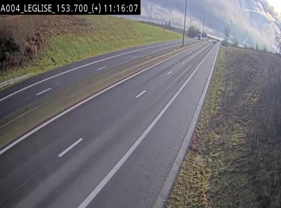 Webcam autoroute E411 à hauteur de Léglise, en direction de Luxembourg