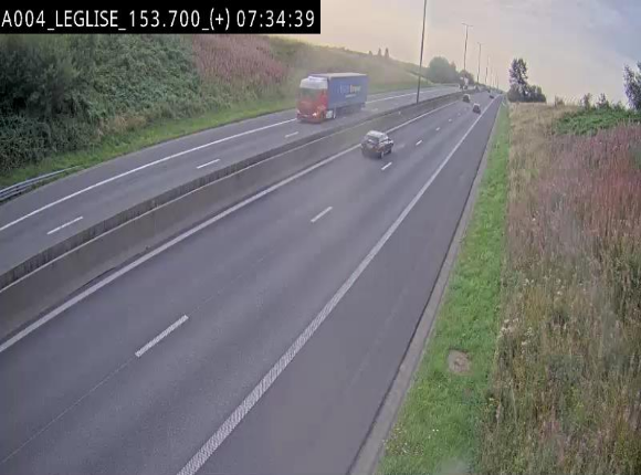 Webcam autoroute E411 à hauteur de Léglise, en direction de Luxembourg