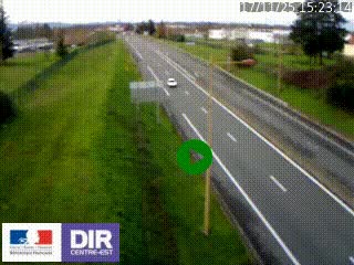 Webcam à Mably, à proximité de Roanne en direction de Moulins sur la N7