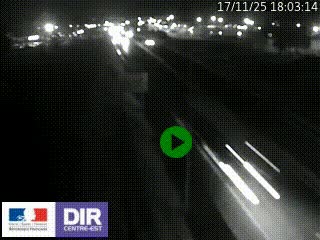 Webcam à Mably, à proximité de Roanne en direction de Moulins sur la N7