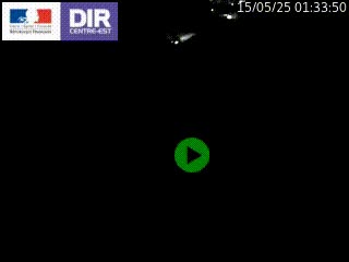 Webcam traffic à Grenoble-sud sur l'autoroute A480. Vue orientée vers l'entrée et la sortie de Grenoble