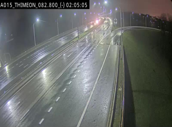 Caméra trafic Belgique - Thiméon - E42, jonction avec A54 (E420) direction La Louvière/Charleroi - BK 82.82