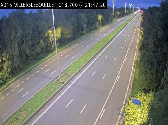 Webcam autoroute Belgique - Villers-le-Bouillet - E42 direction Liège - BK 18.7