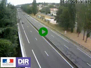 Webcam routière à Le Chambon-Feugerolles sur la RN88 entre Firminy et Saint-Etienne