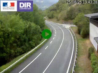 Caméra trafic sur la N90 à Bourg-Saint-Maurice, en provenance d'Aoste et en direction d'Albertville