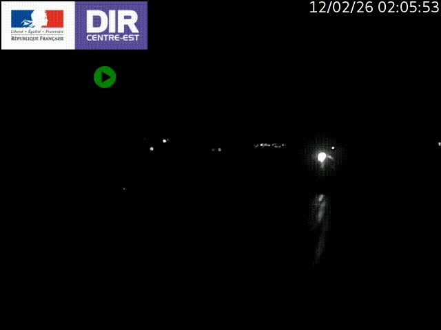 Caméra trafic à Meylan sur la Rocade-Sud de Grenoble en direction d'Aix-en-Provence