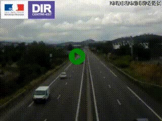 Caméra autoroute à Saint-Etienne (Les Littes) à hauteur du Ikea Saint-Etienne sur l'A72 en direction de Roanne