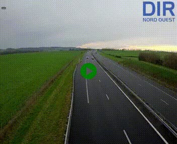 Webcam sur A84 à hauteur de l'échangeur de Poilley avec la N175, au sud d'Avranches