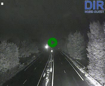 Webcam sur le périphérique de Caen (N814) à l'est de la ville, à Mondeville hauteur de la sortie 2, Presqu'île-Rives de l'Orne, au bout de l'autoroute A13