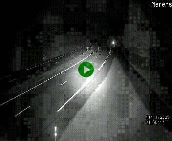 Webcam dans les Pyrénées à hauteur de Mérens-les-Vals sur N320, en direction de Pas de la Casa (Andorre)