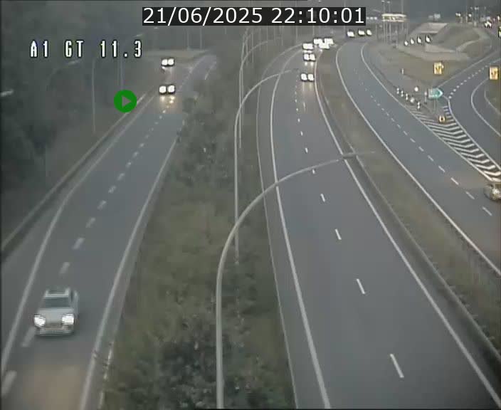 Traffic live webcam Luxembourg Senningerberg - A1 direction Allemagne - BK 11.3