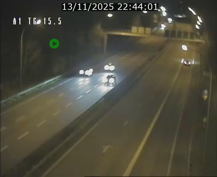 Traffic live webcam Luxembourg Munsbach - A1 direction Luxembourg - BK 15.5