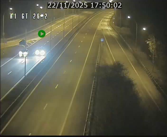 Traffic live webcam Luxembourg Grevenmacher - A1 direction Allemagne - BK 26.2