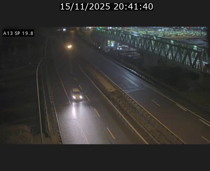 Traffic live webcam Luxembourg Croix de Bettembourg - A13 direction Esch-sur-Alzette - BK 19.8